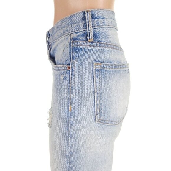 GRLFRND Karolina High-Rise Raw Edge Jeans 24 XXS Dont Cry Daddy $225 - Picture 7 of 16